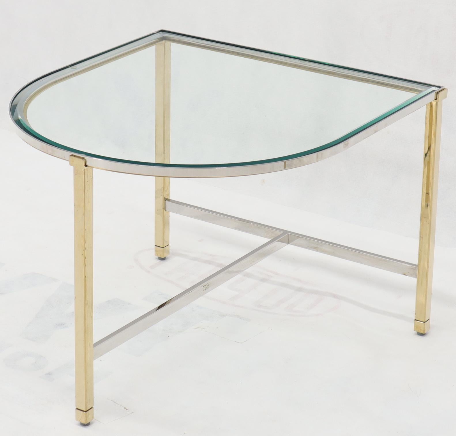 20th Century Racetrack Oval Shape Two Pieces Coffee Table For Sale