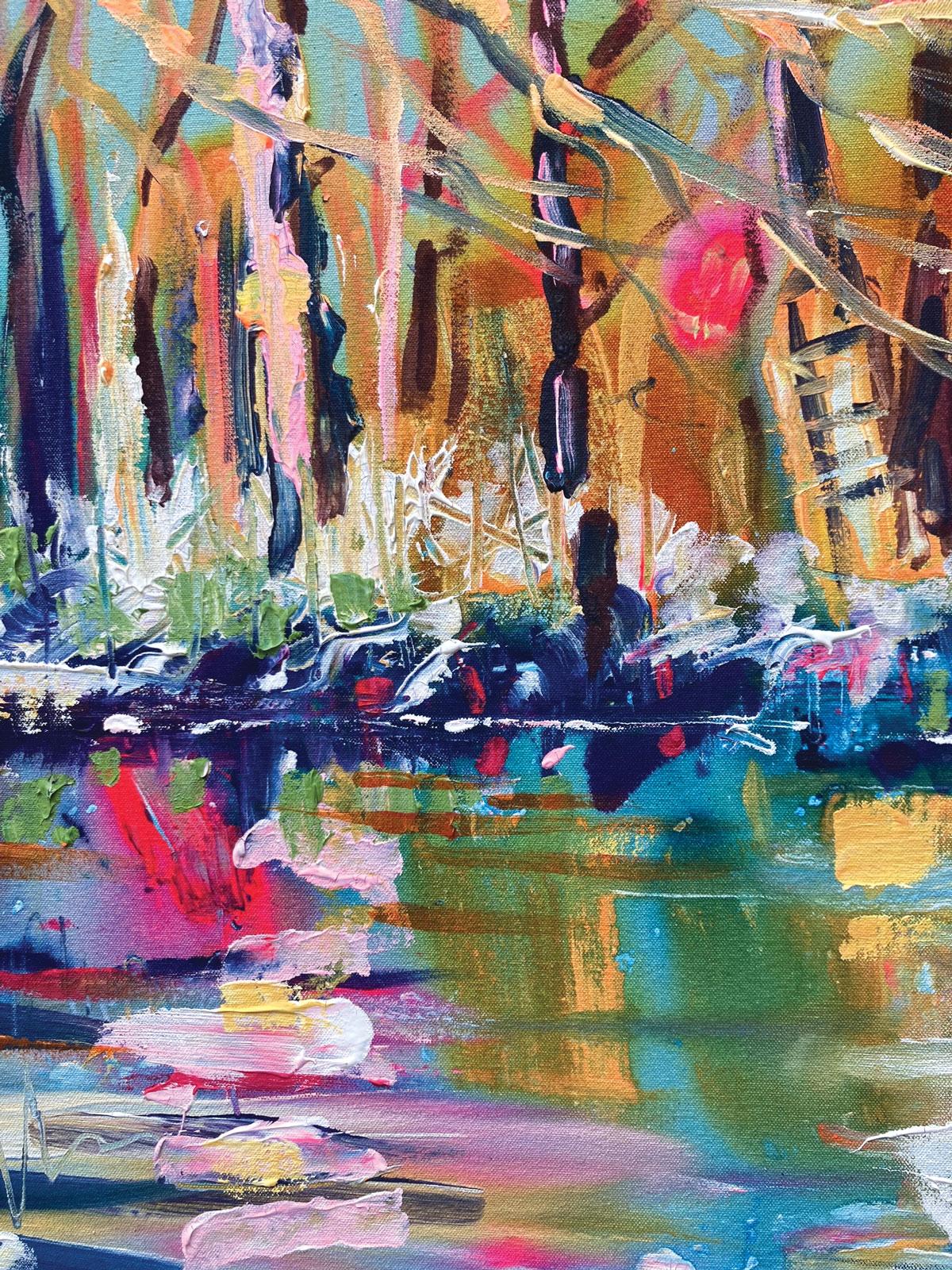 Un calme à froid - Painting de Rachael Dalzell