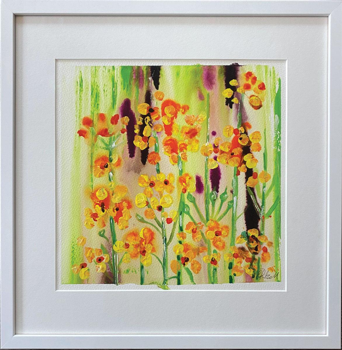 Air stirred with scent. by Rachael Dalzell. Yellow flowers For Sale 4