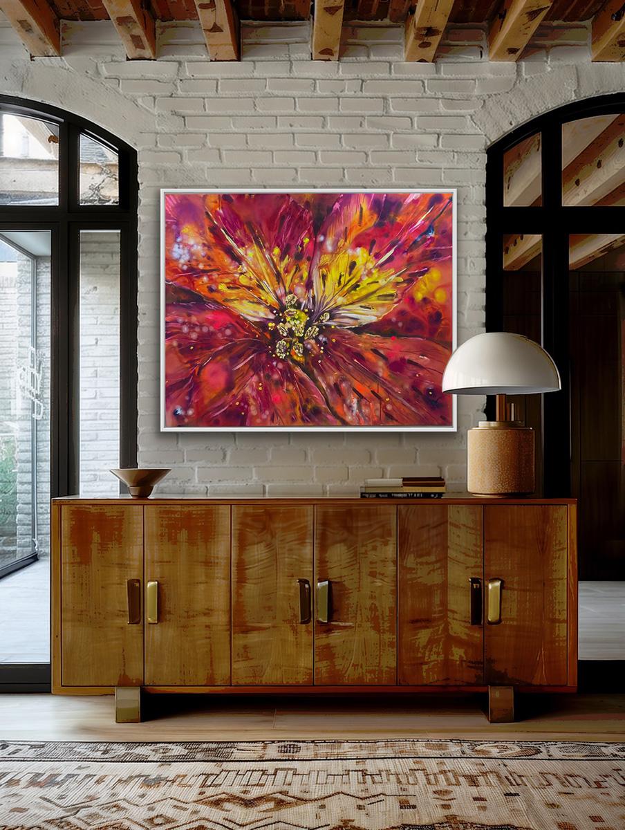 Les peintures de Rachael Dalzell sont colorées et expressives.  Son utilisation libre et vivante de la peinture à travers différentes techniques,  signifient que le travail de Rachael est autant une question d'humeur que de lieu.  Un grand nombre de