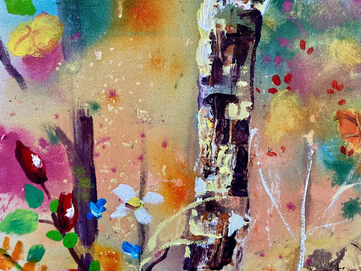 Un paseo otoñal - Painting Expresionista de Rachael Dalzell