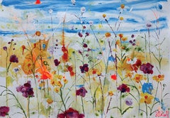 August skies and butterflies