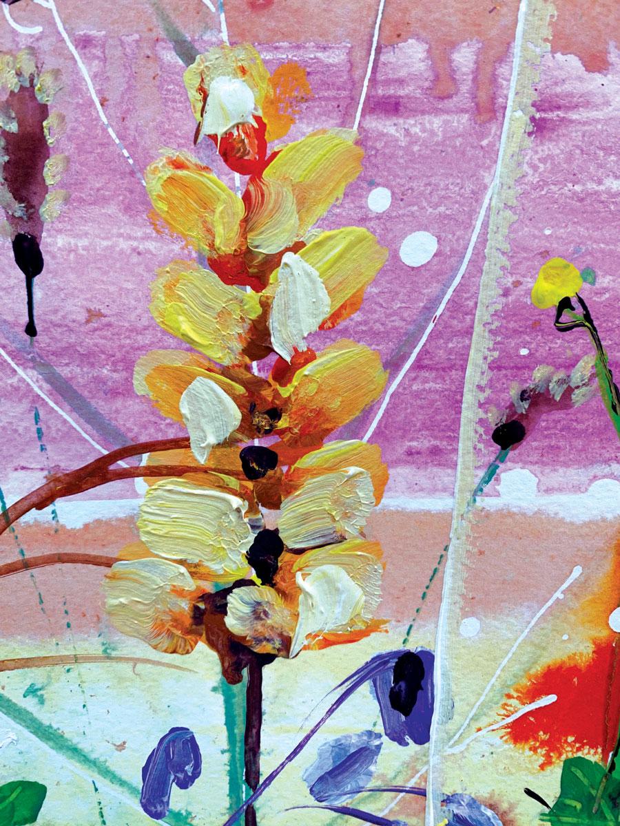 Cieli d'autunno - Painting Impressionismo di Rachael Dalzell