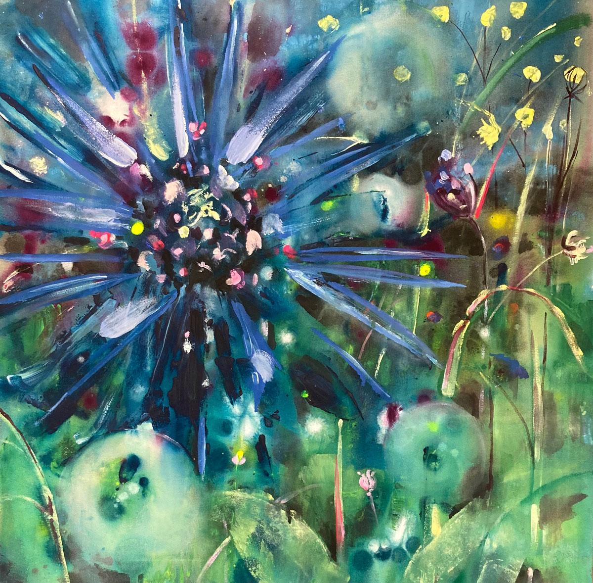 Blume Landschaftsgemälde