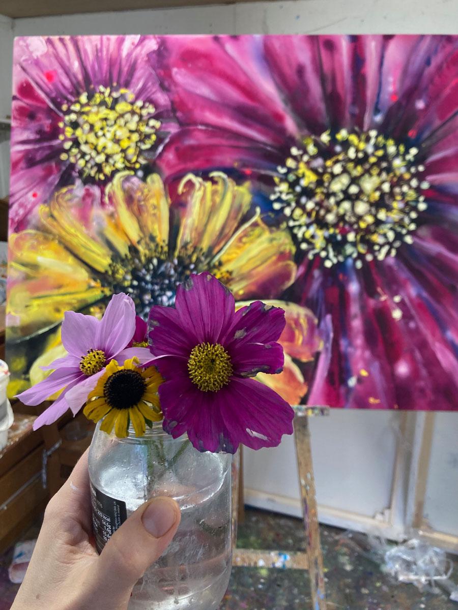 Cosmos and Rudbeckia For Sale 3