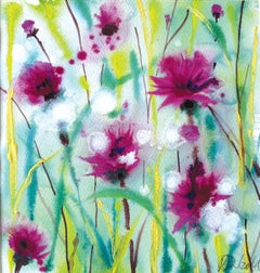 Fondest hopes by Rachael Dalzell. Field of cornflowers
