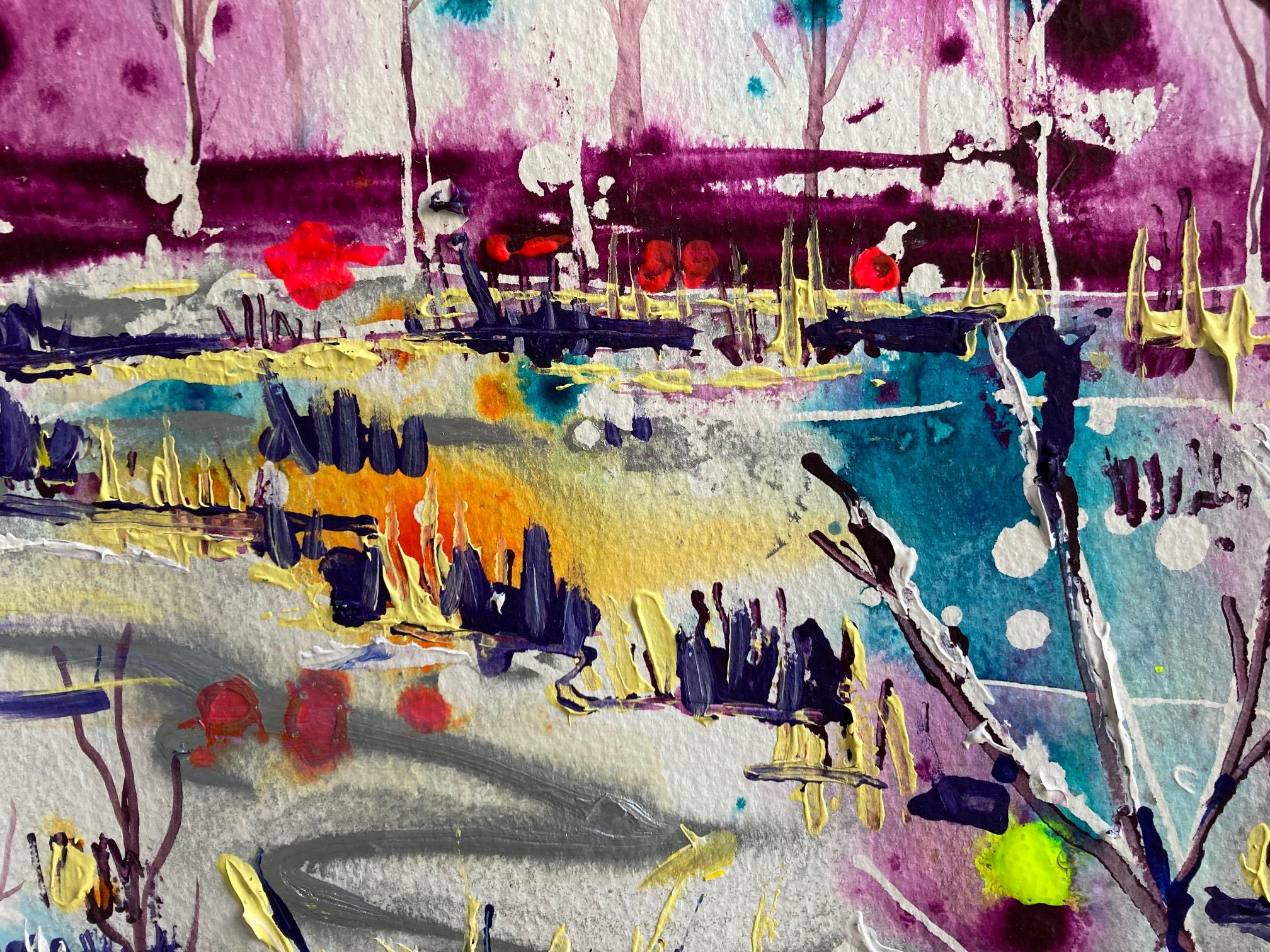 Brazos helados de invierno - Painting de Rachael Dalzell