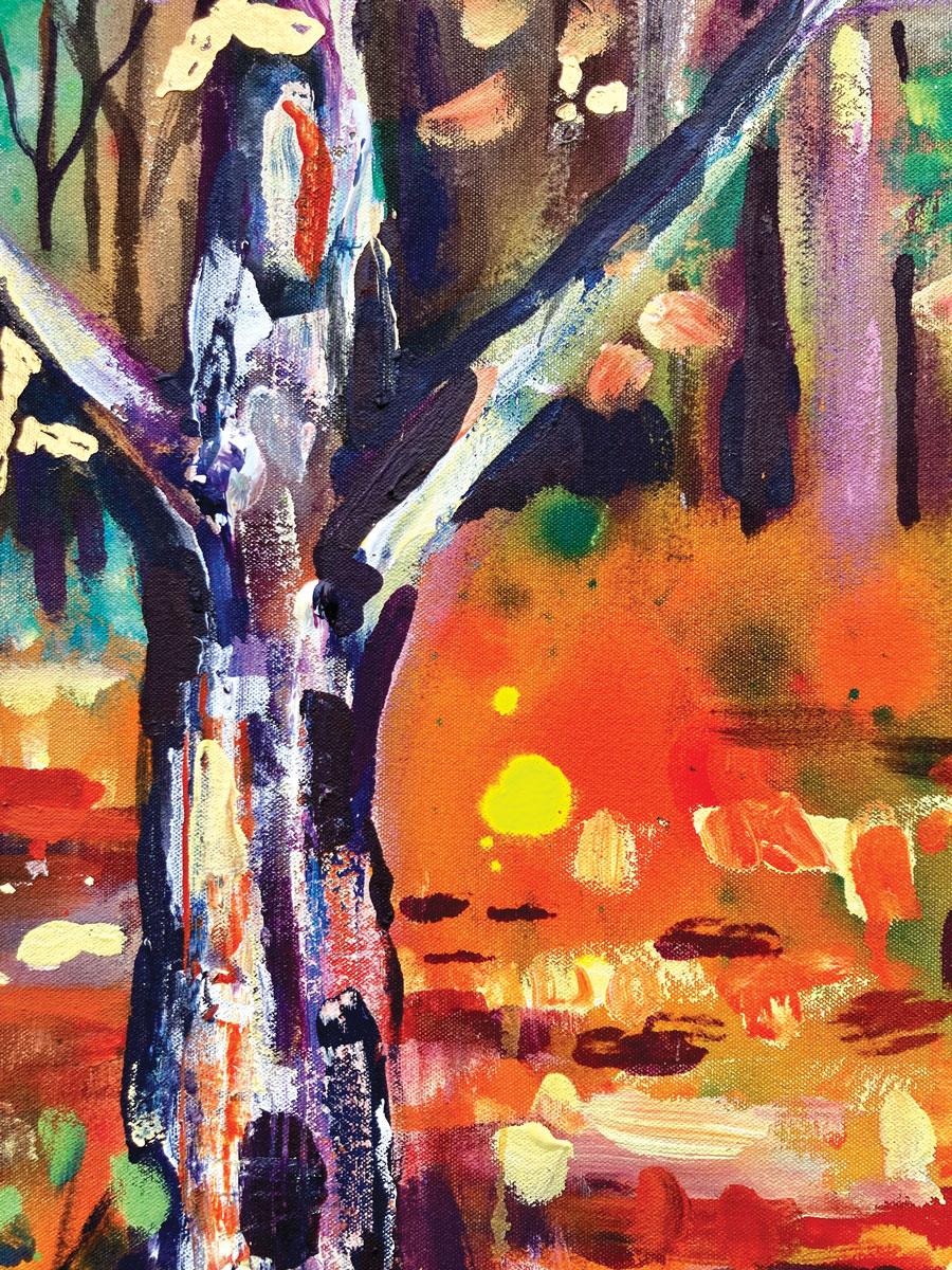 Luce d'oro - Painting di Rachael Dalzell