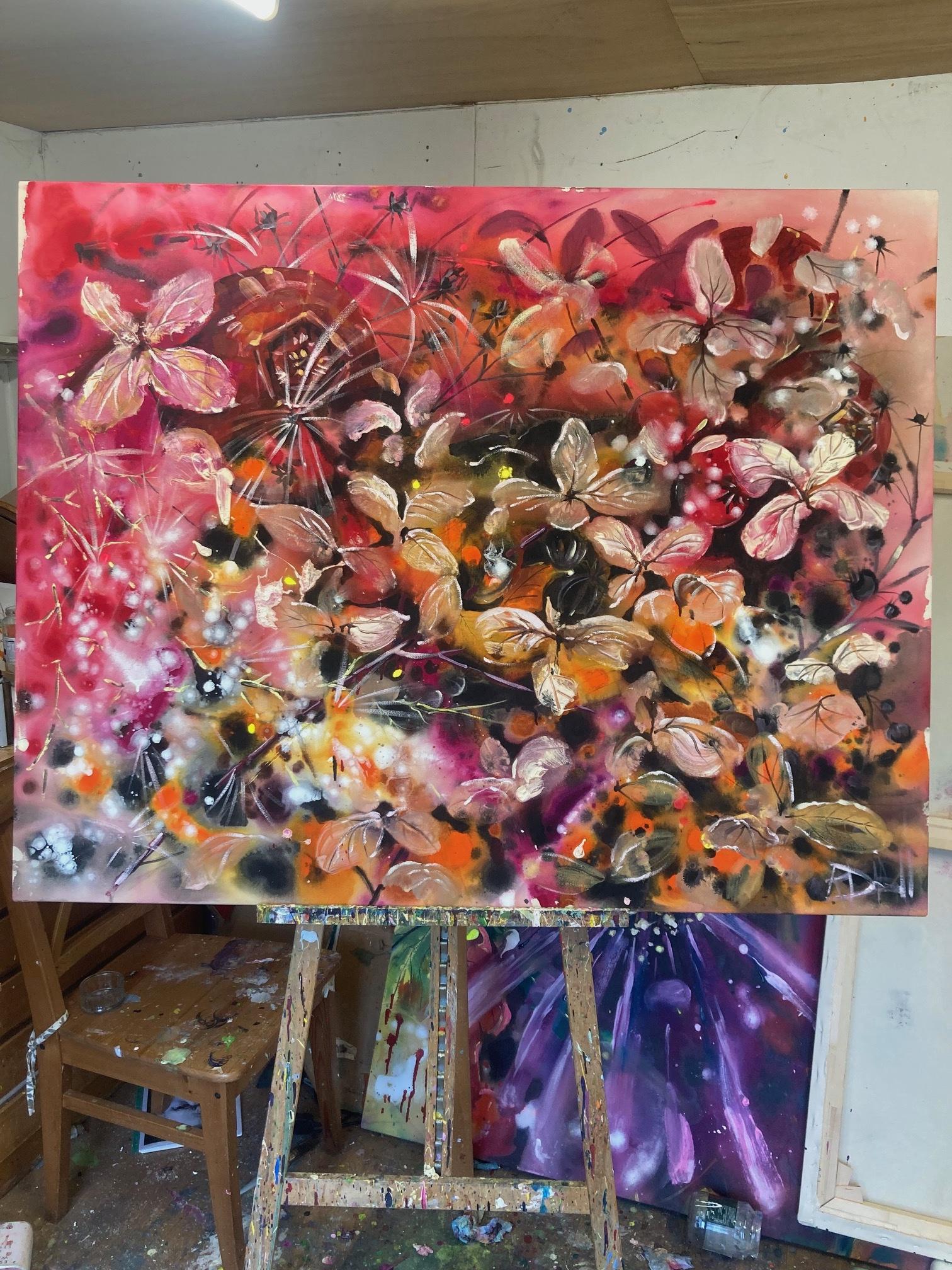 Hydrangeas and Rose Hips For Sale 3