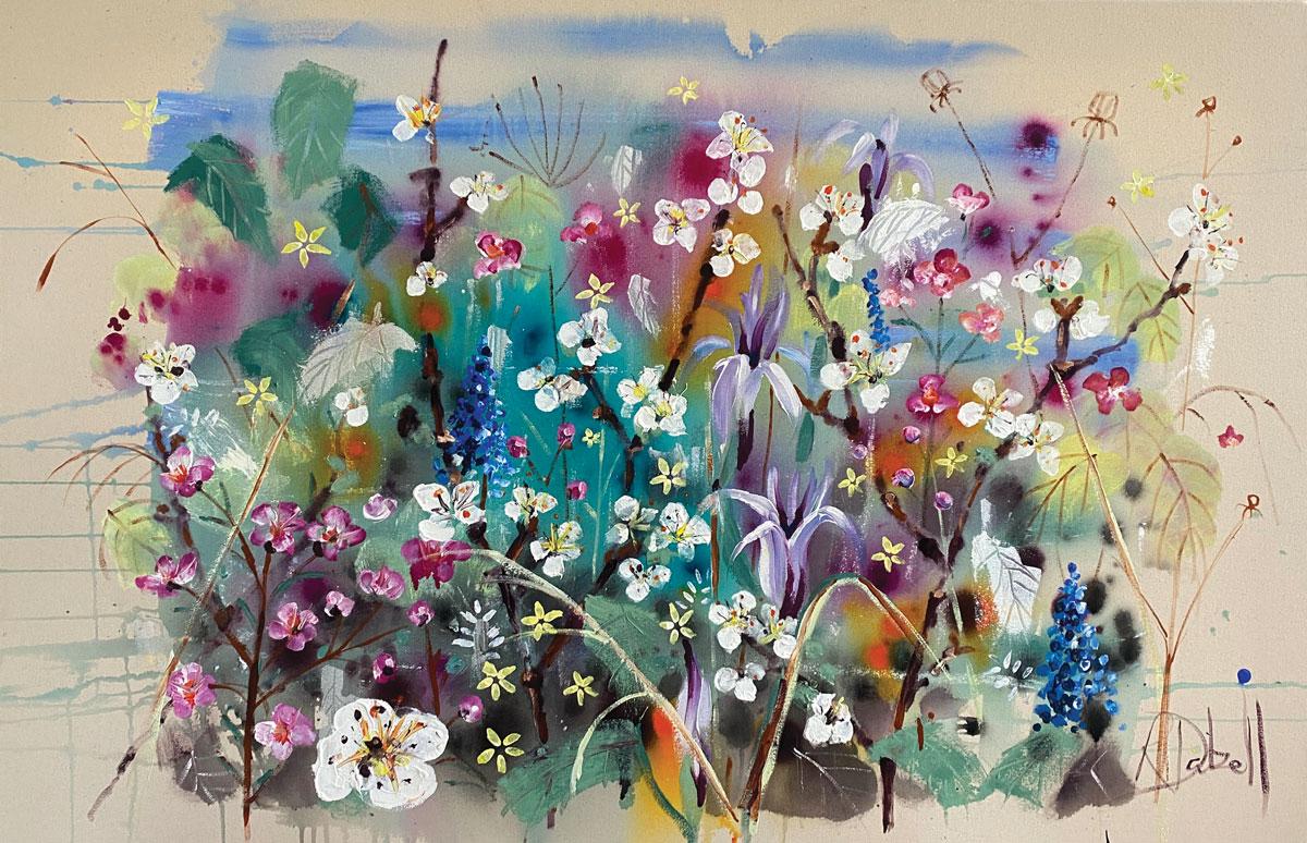 Rachael Dalzell Landscape Painting - In Bloom