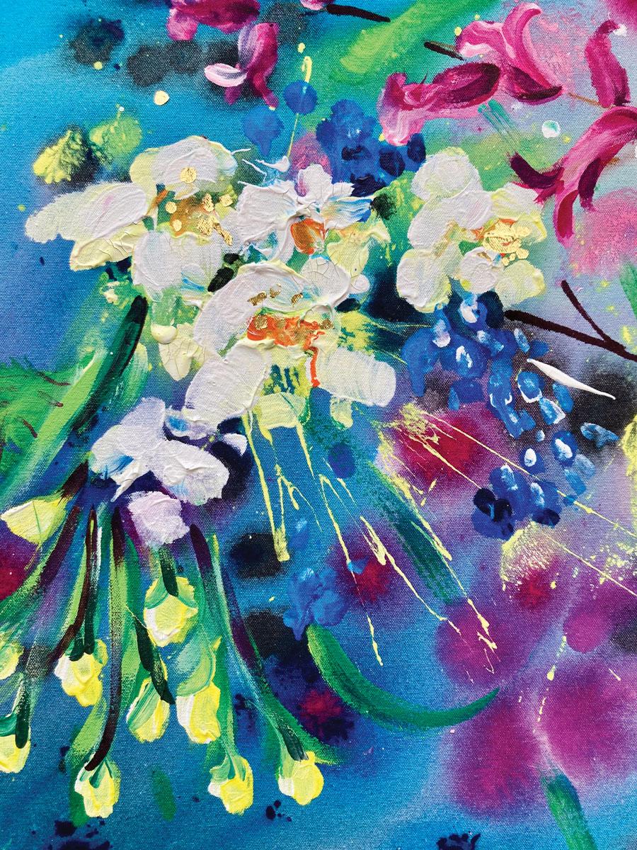Primavera alegre - Painting Expresionista de Rachael Dalzell