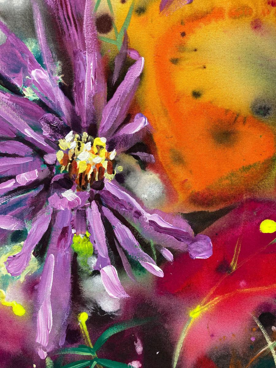 Gänseblümchen (Expressionismus), Painting, von Rachael Dalzell