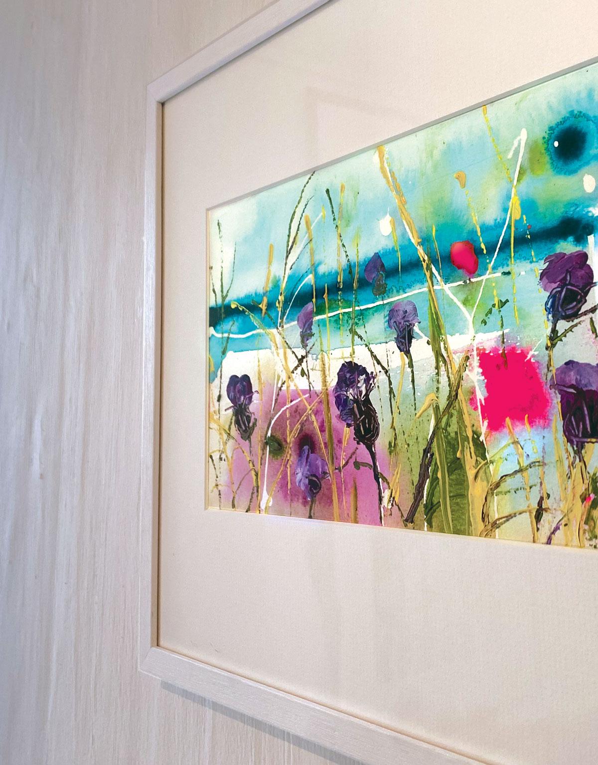 The Changing Wind by Rachael Dalzell. Acrylic on paper. For Sale 1