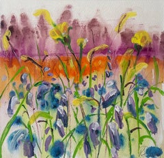 The fairest of flowers. by Rachael Dalzell. Acrylic on paper.