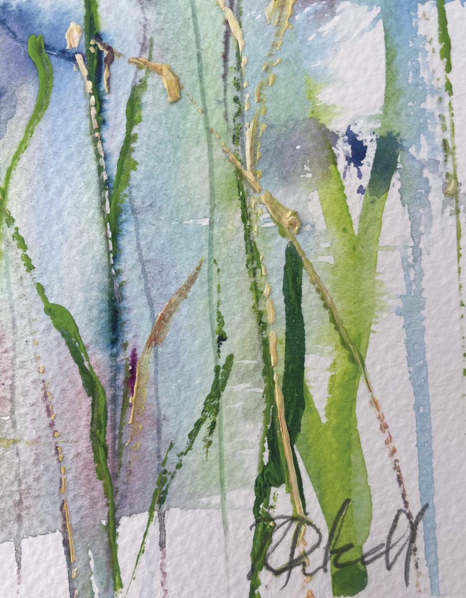 Der geheime Garten. von Rachael Dalzell. Acryl auf Papier. im Angebot 5
