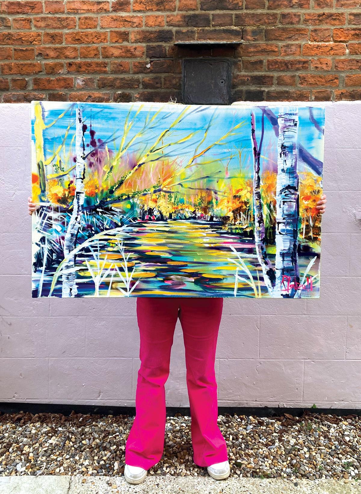 Untouched Dawn von Rachael Dalzell, Acryl auf Leinwand im Angebot 1