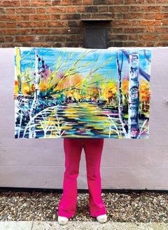 Untouched Dawn by Rachael Dalzell, acrylic on canvas
