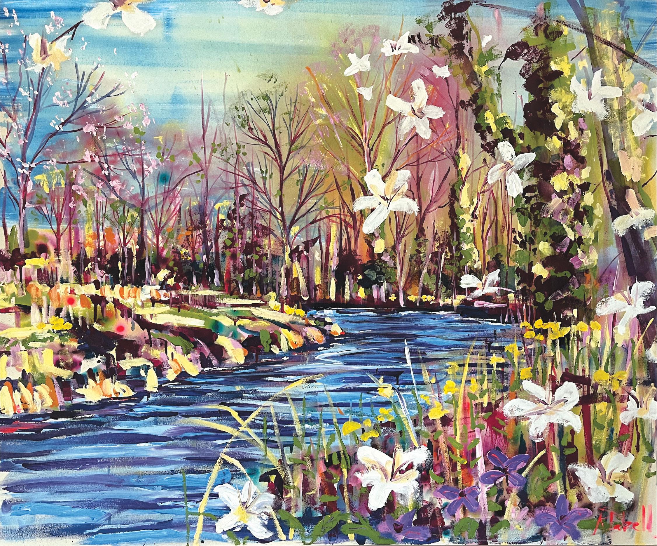 Rachael Dalzell Landscape Painting - Where the river takes you...