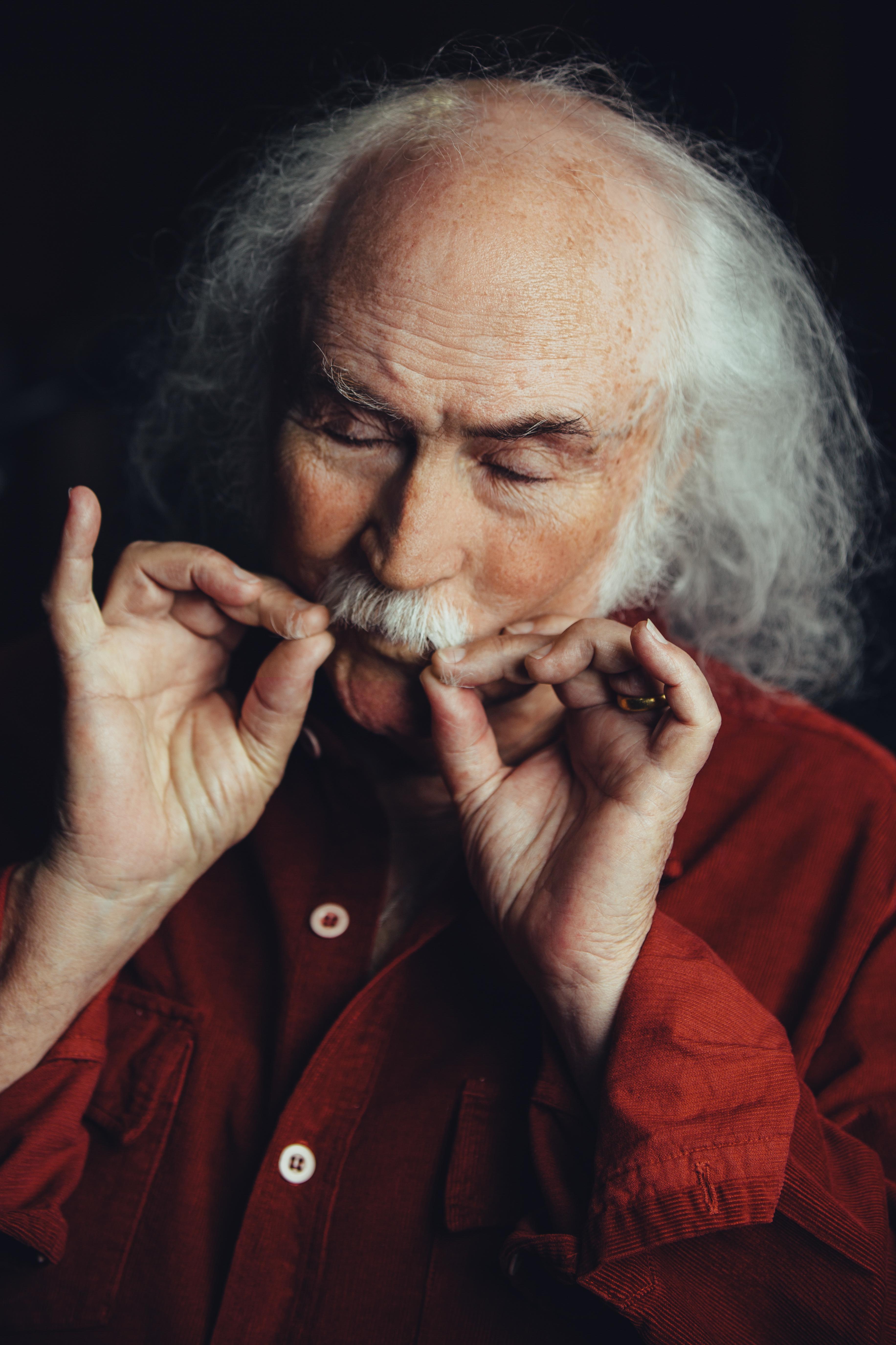 Rachael Wright Color Photograph - David Crosby, The Troubadour, Los Angeles, CA, Music Photography, Signed