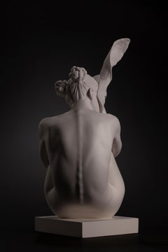 "Nocturnal Devotion" Contemporary Bronze Nude Sculpture of a Woman