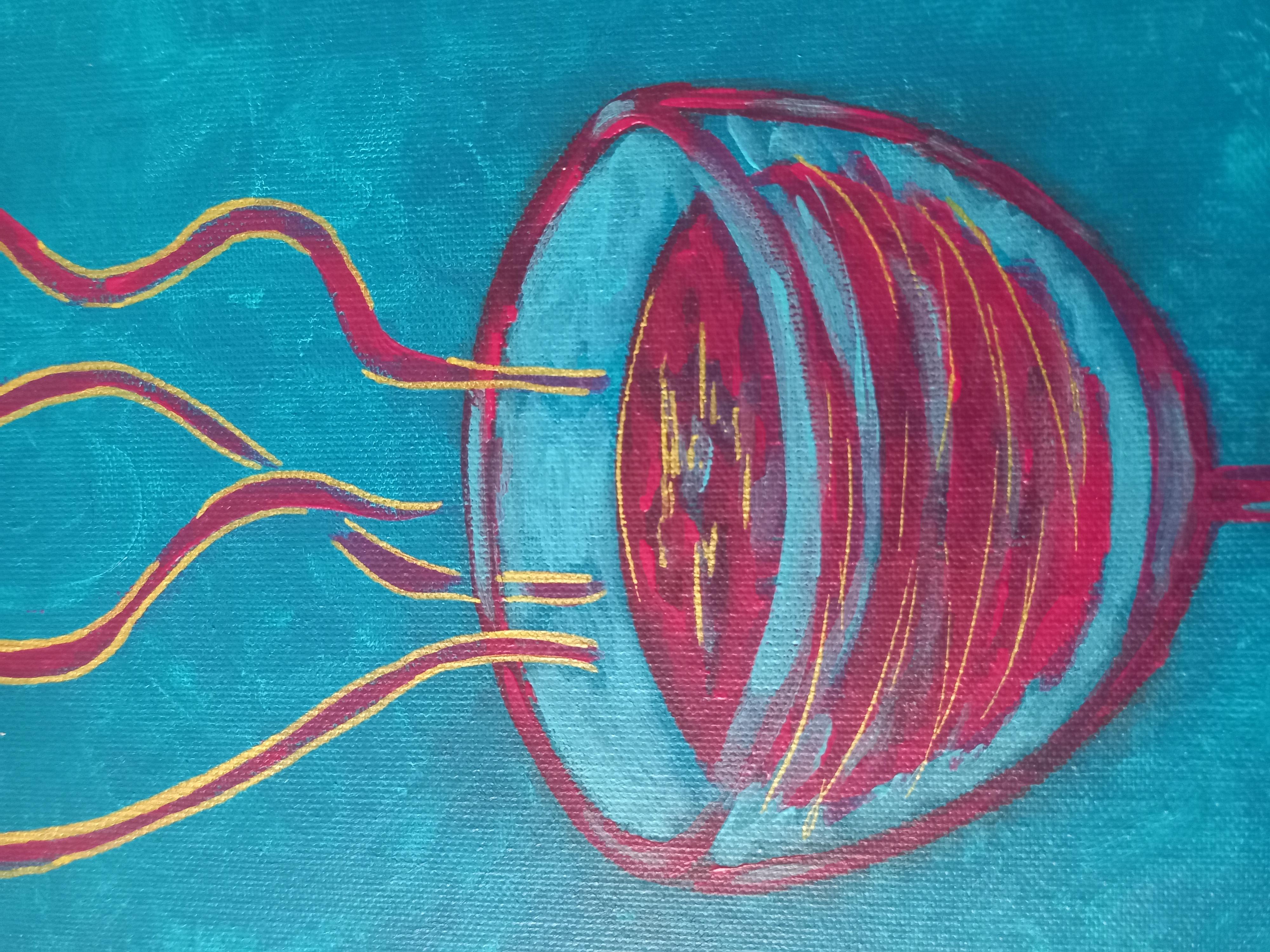 Aroma (Abstrakt), Painting, von Rachel AR