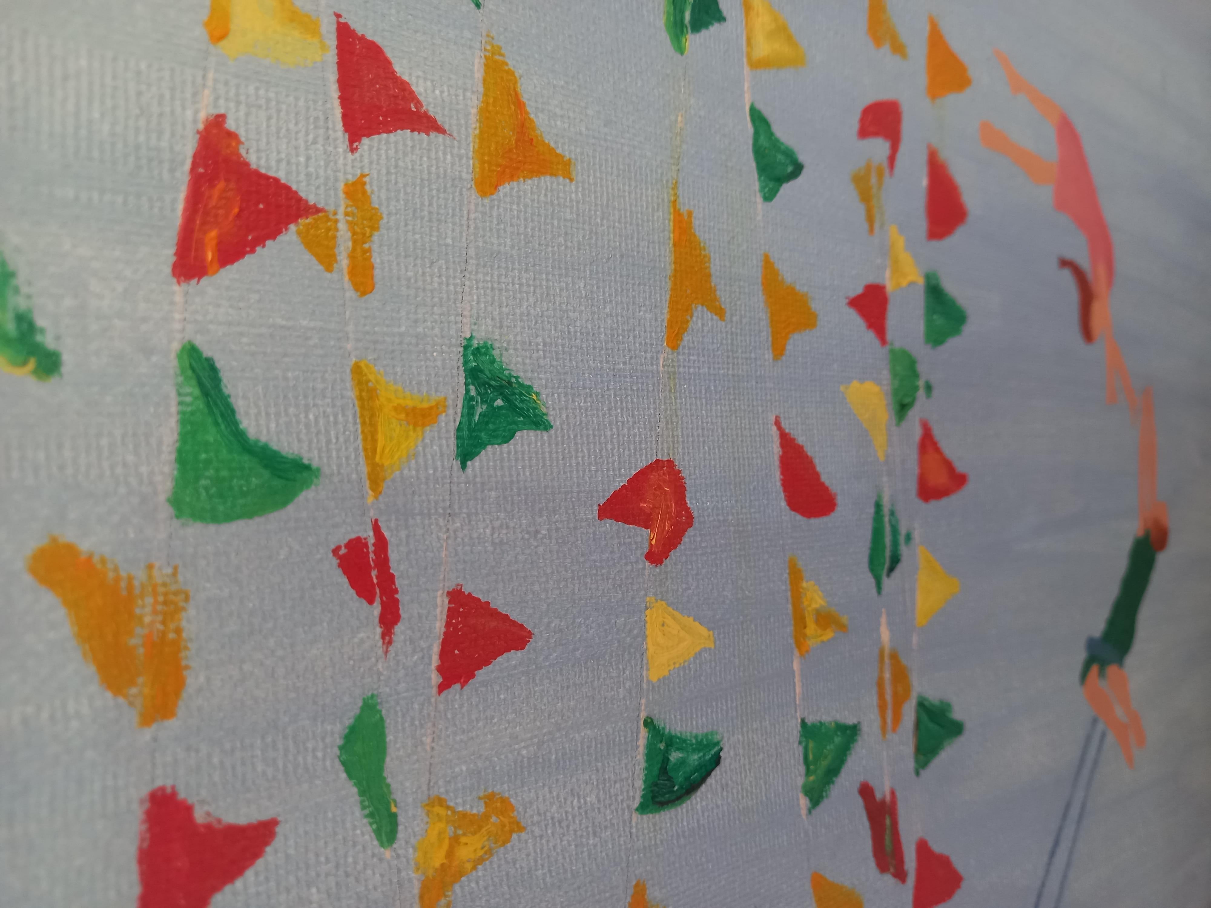 Confianza (Abstrakt), Painting, von Rachel AR