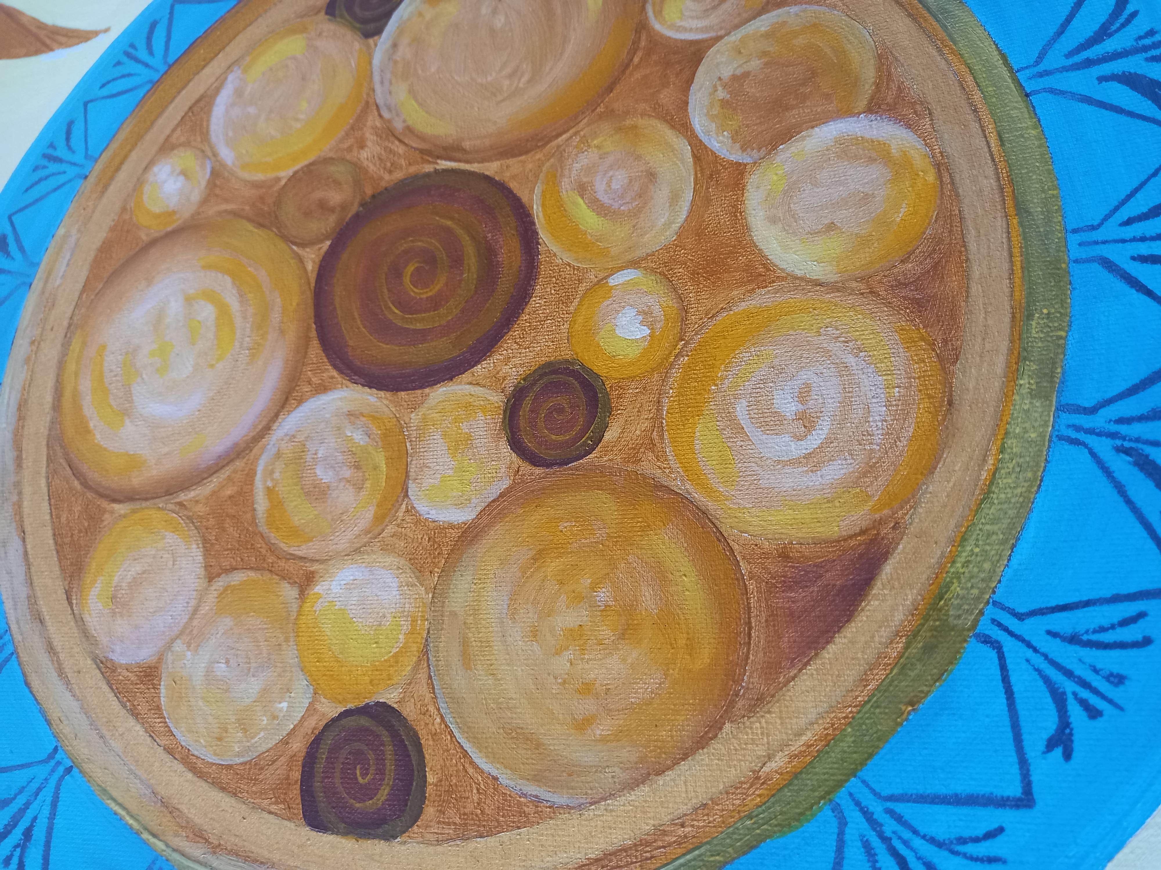 Meditation - Painting by Rachel AR