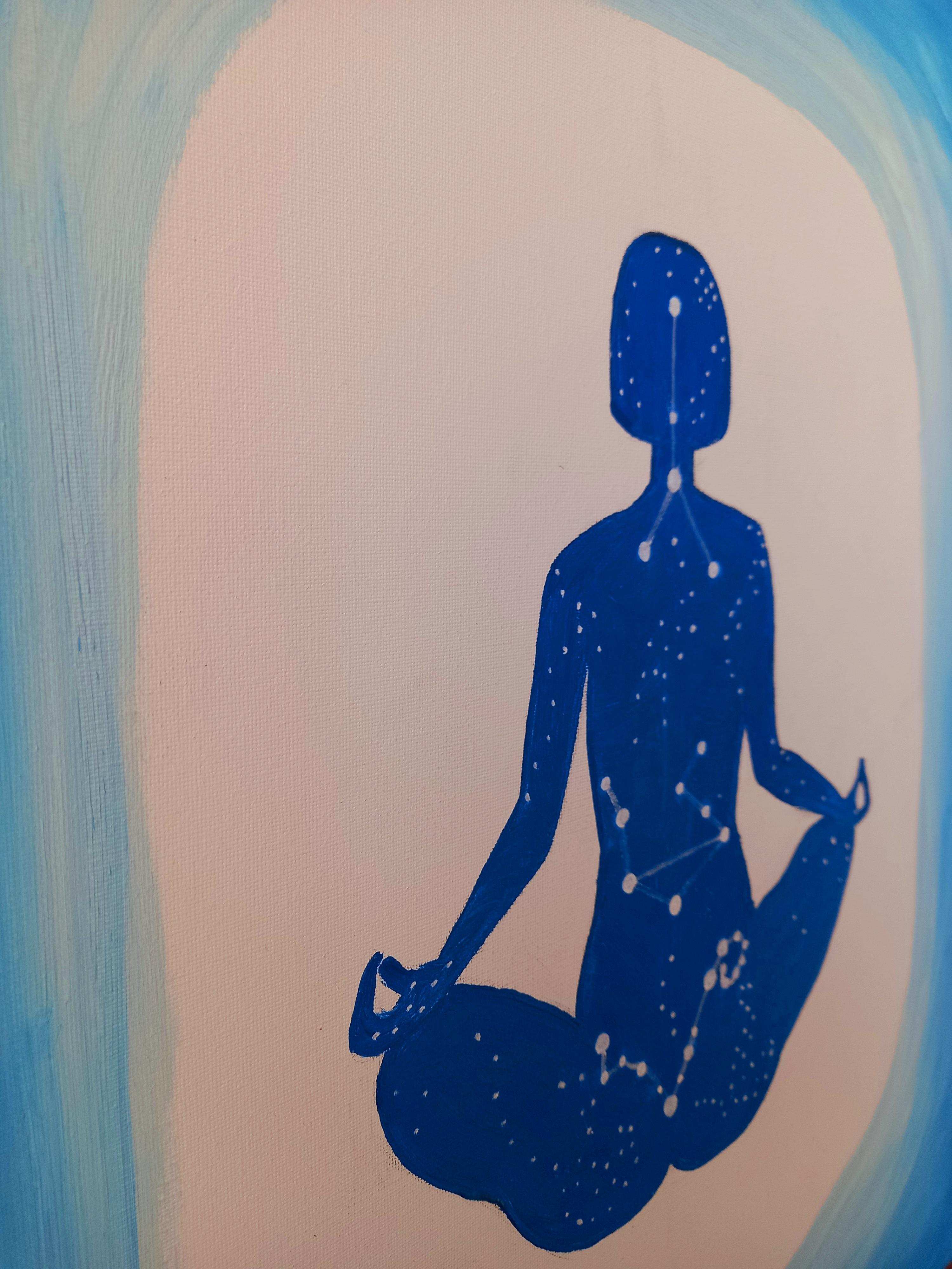 Mi Universo - Abstract Painting by Rachel AR