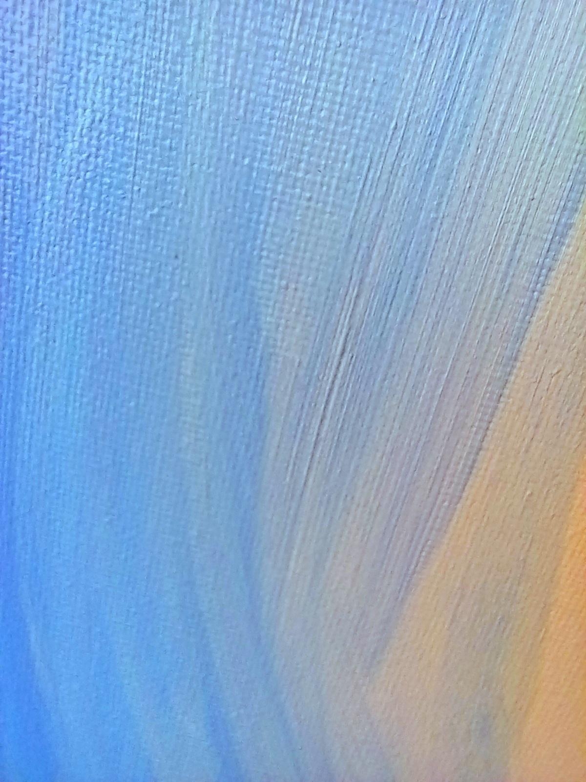 Mi Universo - Gray Abstract Painting by Rachel AR