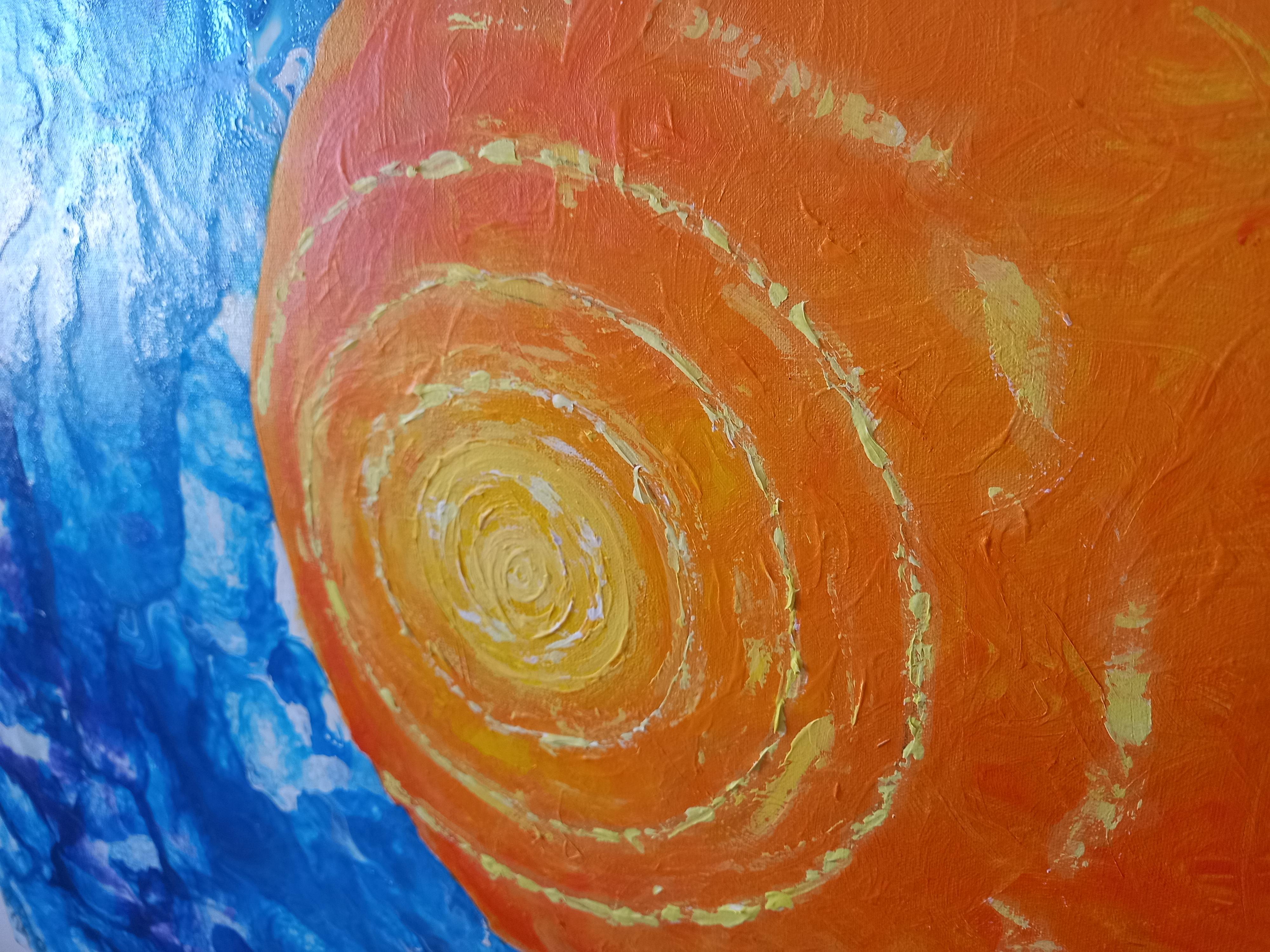 Salitre y calima - Painting by Rachel AR