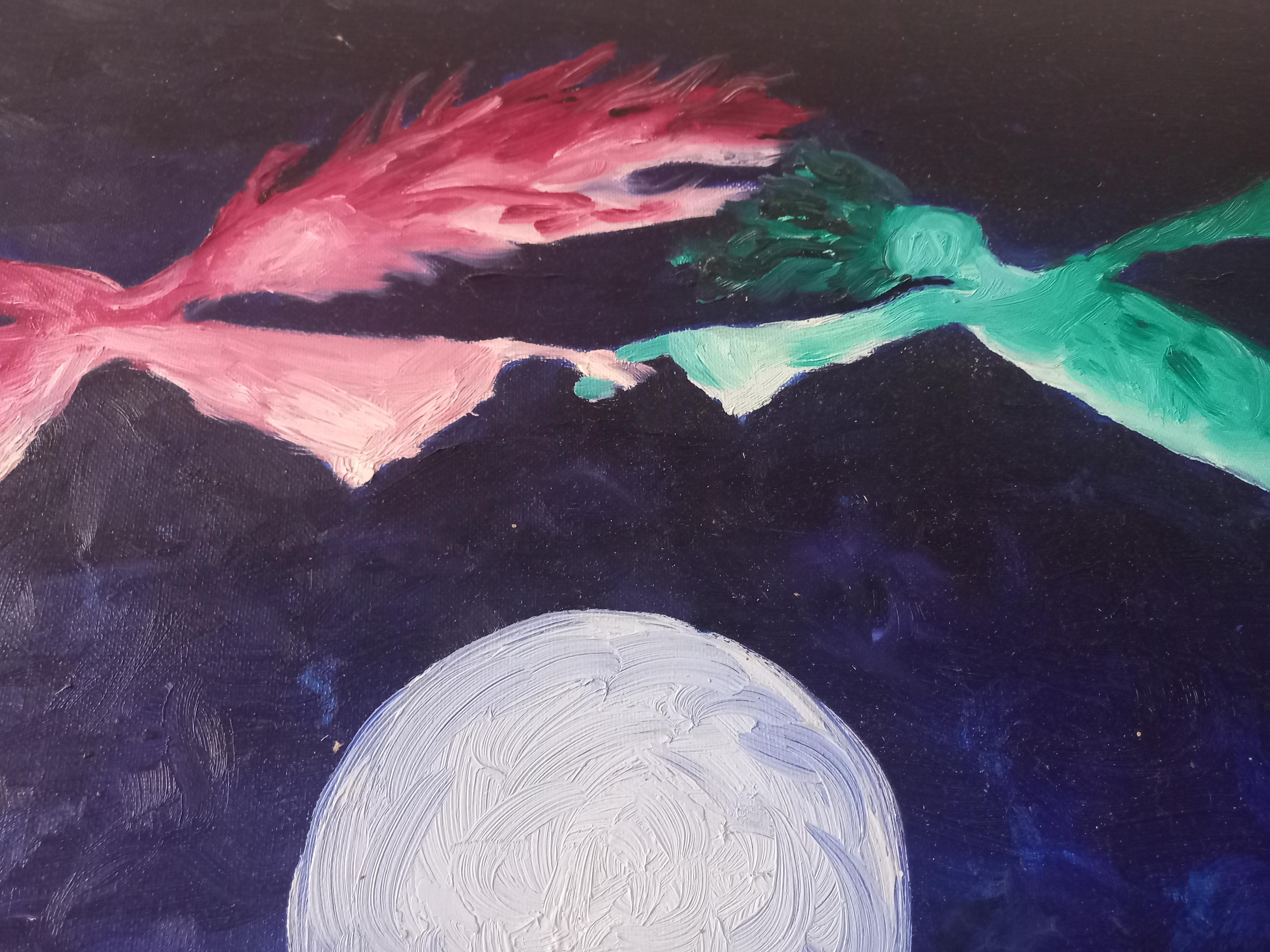 Sueño - Painting by Rachel AR