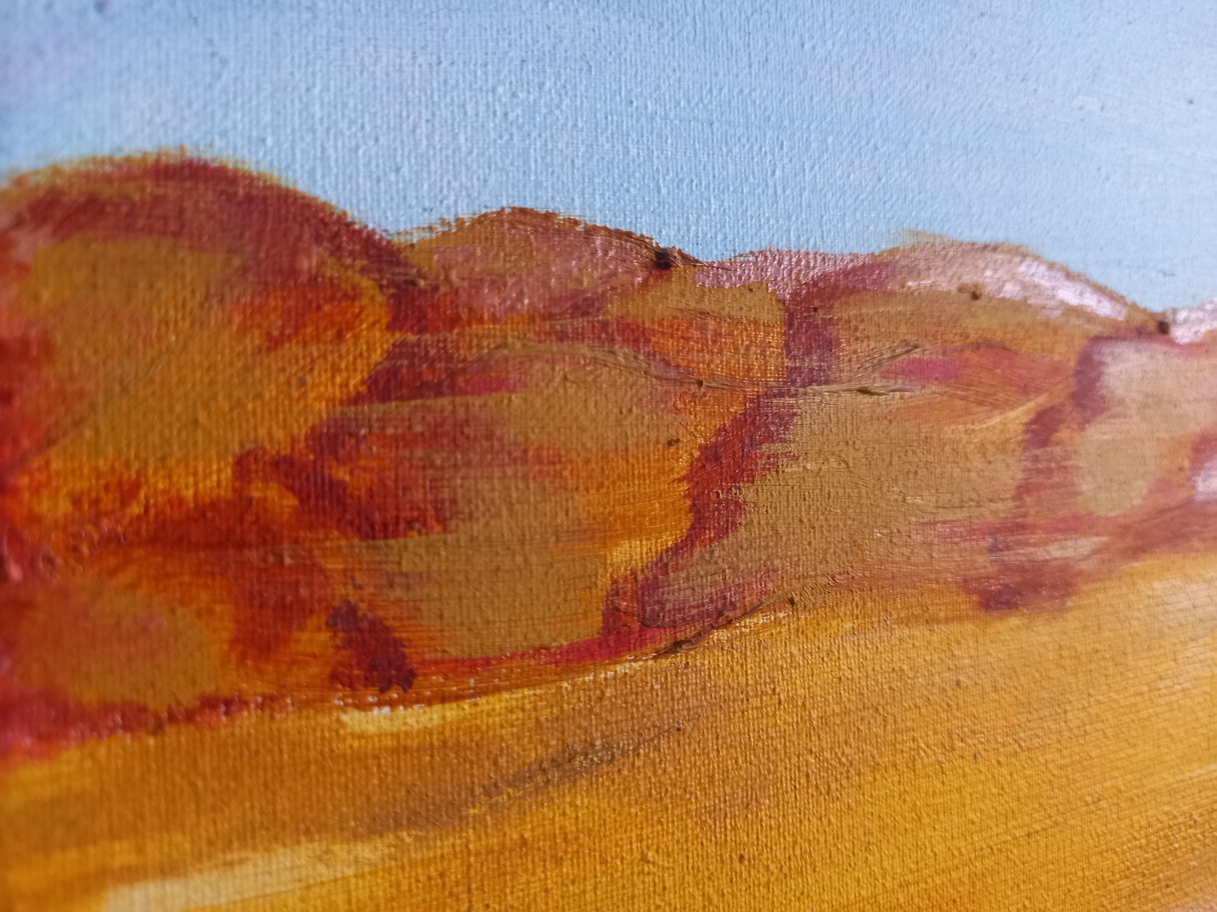 Téneré (Grau), Abstract Painting, von Rachel AR