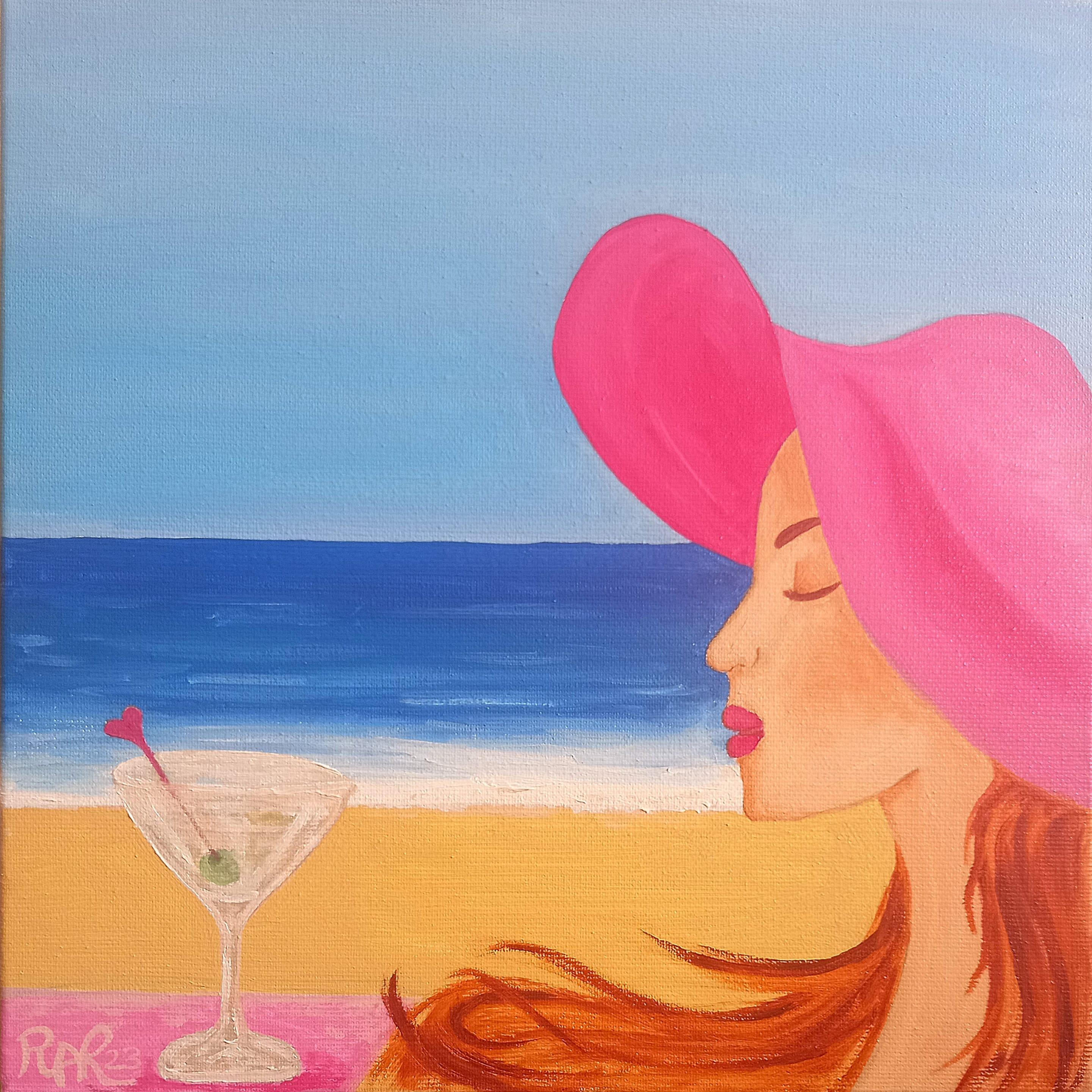 Rachel AR Abstract Painting - Vermouth’ s Brunch