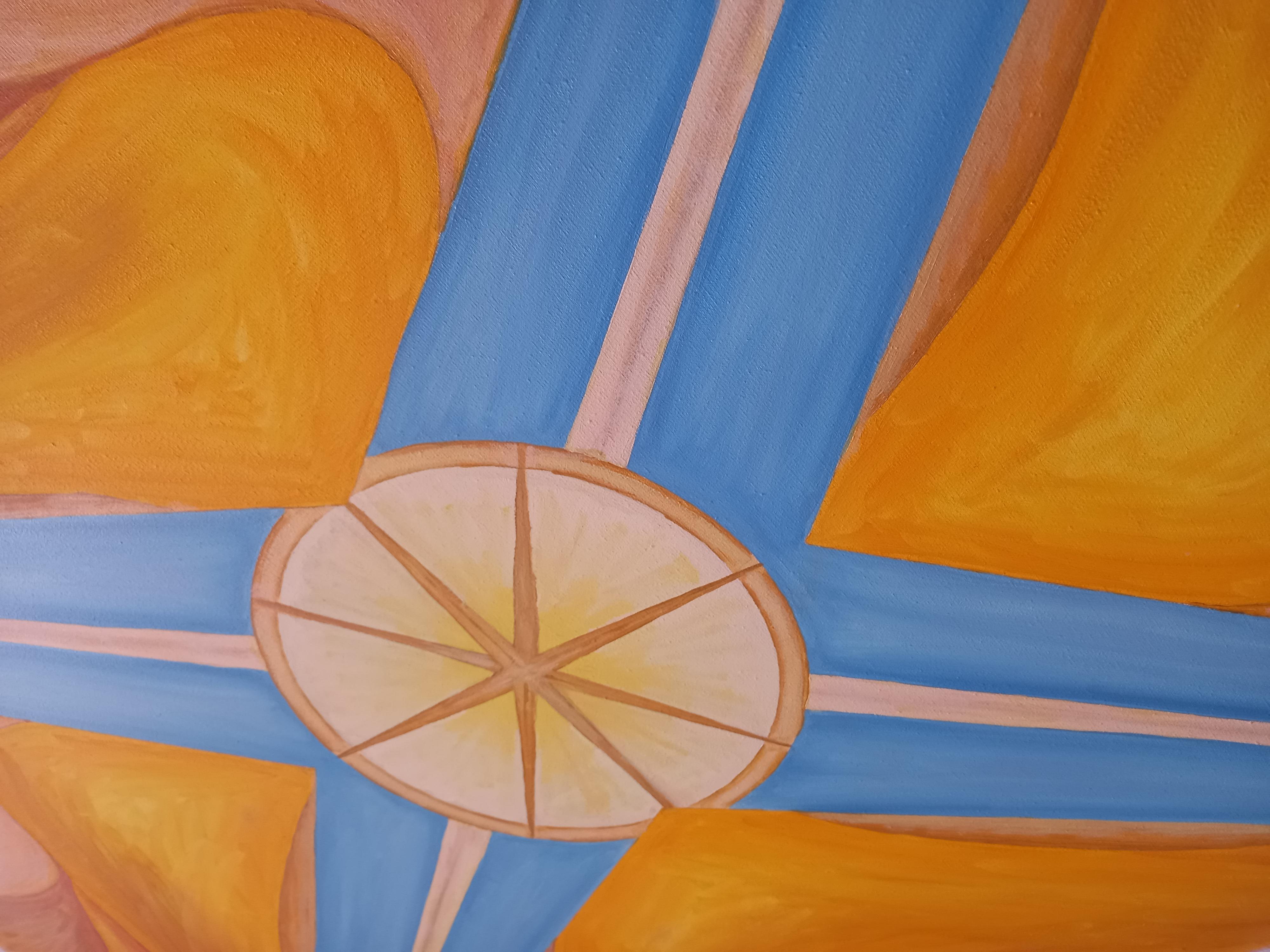 Viaje - Abstract Painting by Rachel AR