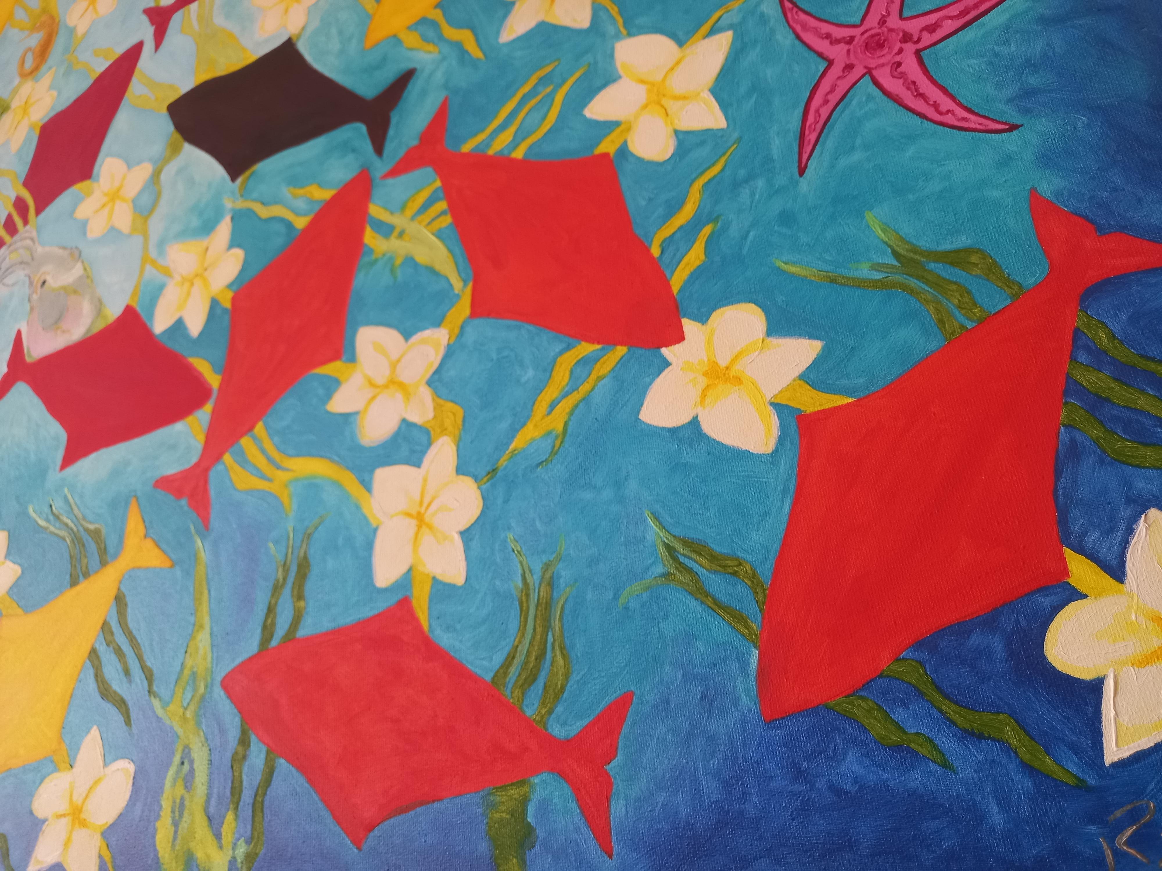 Vida - Painting by Rachel AR