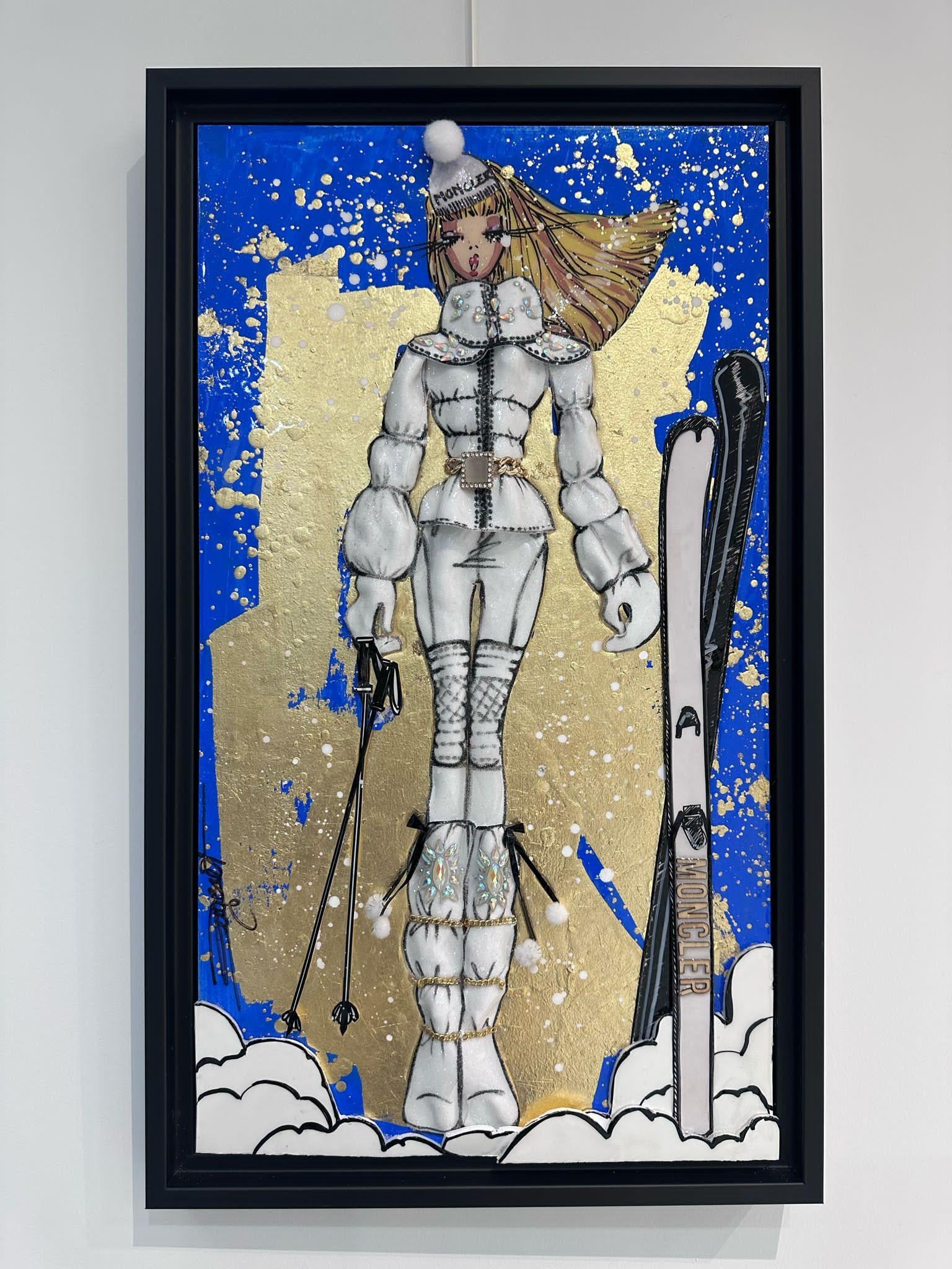 Baby Doll n152, Moncler Tribute, 2024 - Mixed Media Art by RACHEL BERGERET