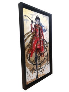 HERMES HOMMAGE - 3D Sculpture and painting on wood ( ♻️DESIGNER SHOPPING BAG )