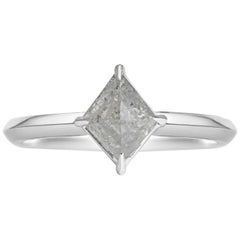 Rachel Boston 18 karat White Gold Grey Salt and Pepper Diamond Engagement Ring