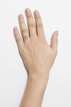 Rachel Boston 18 karat White Gold Salt and Pepper Grey Diamond Engagement Ring