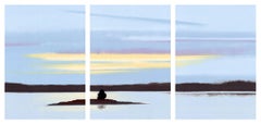Barely There, landscape triptych 