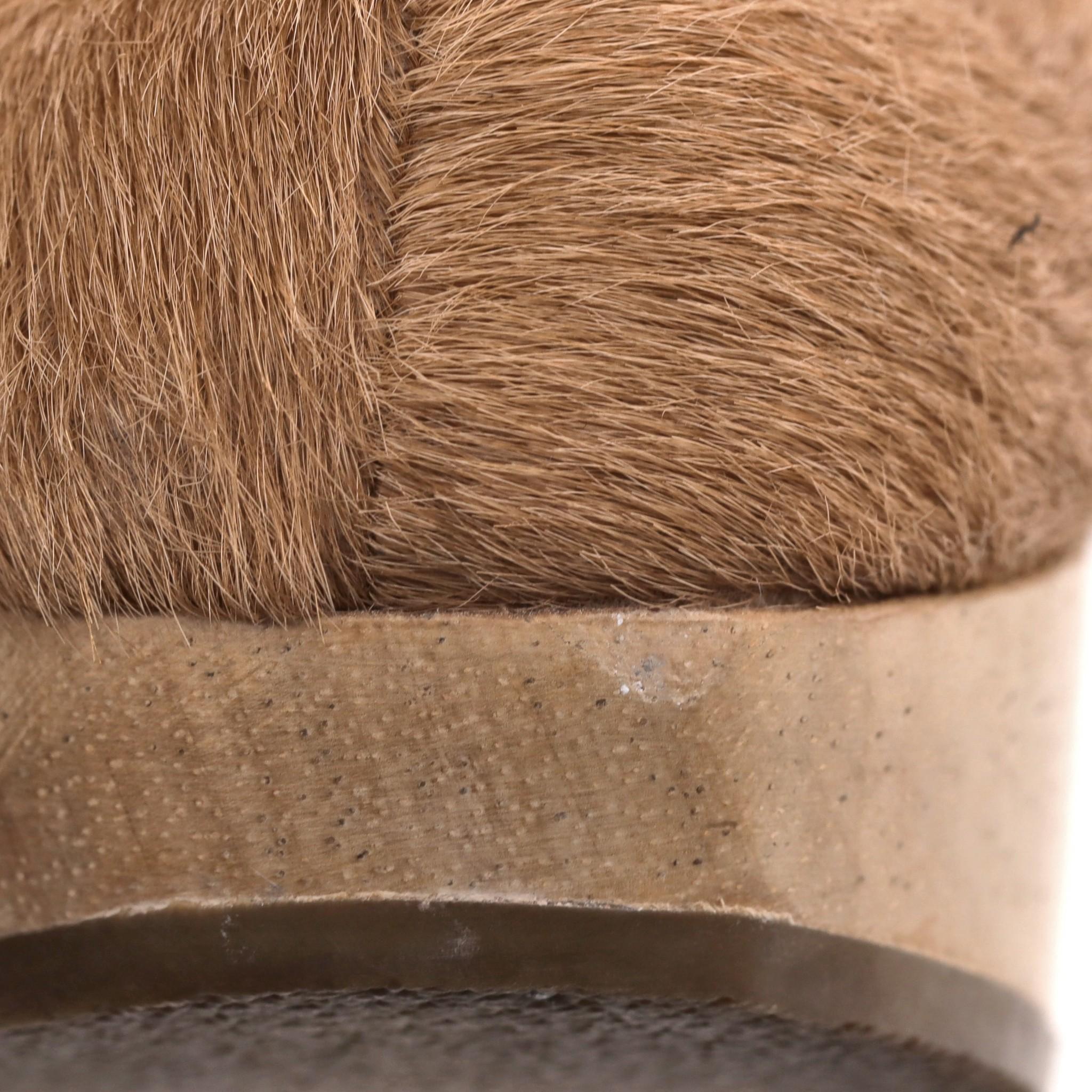 Rachel Comey Cow Hair & Alpaca Fur Clogs 4