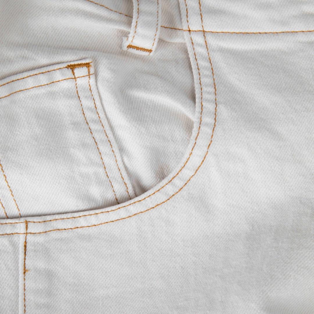Rachel Comey Ecru Denim Wide Leg Jeans Size XS In Good Condition For Sale In London, GB