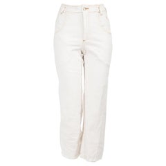 Rachel Comey Ecru Denim Wide Leg Jeans Size XS