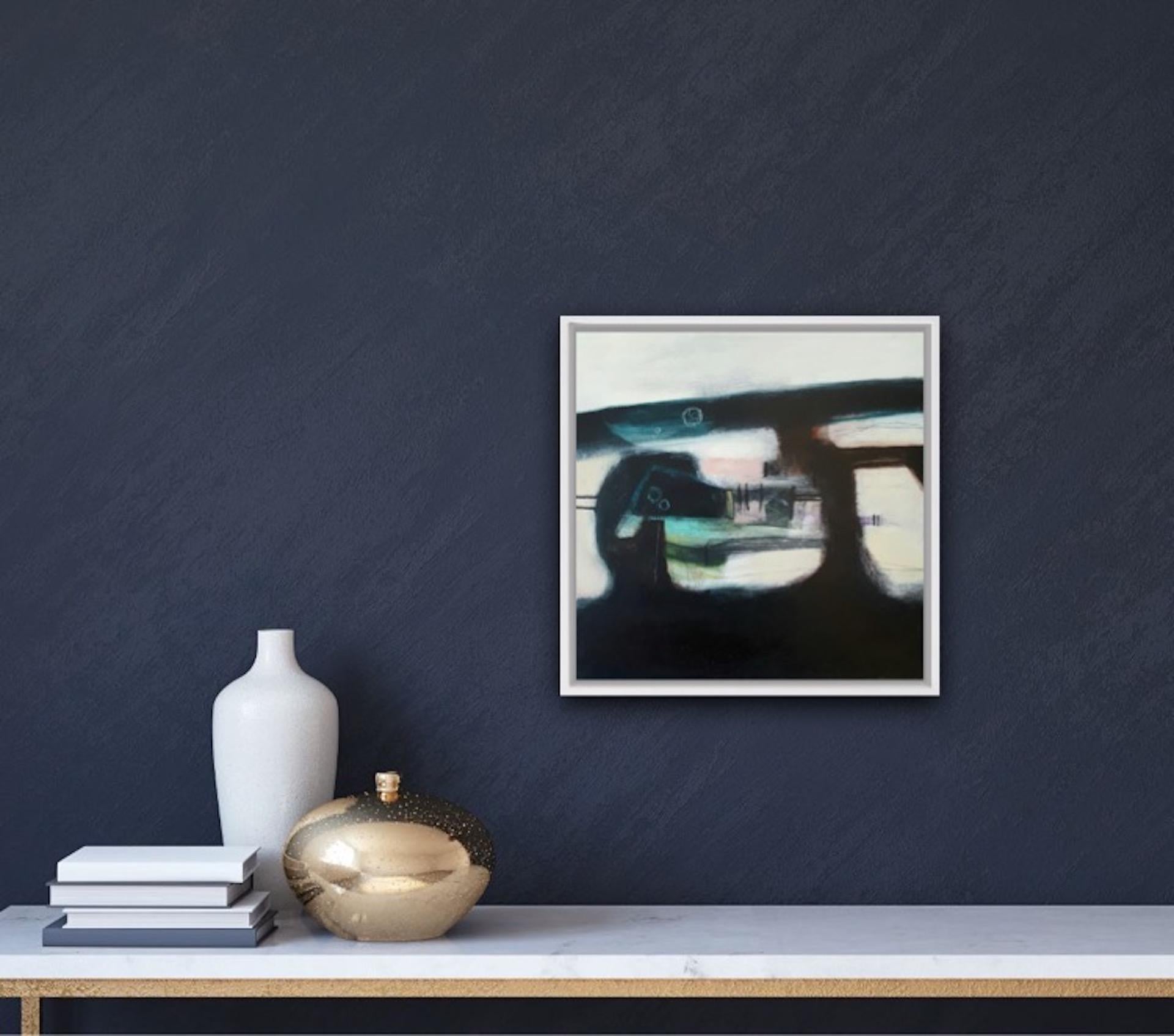 Rachel Cronin, Luna nascente, Pittura astratta espressionista originale, Arte luminosa in vendita 7