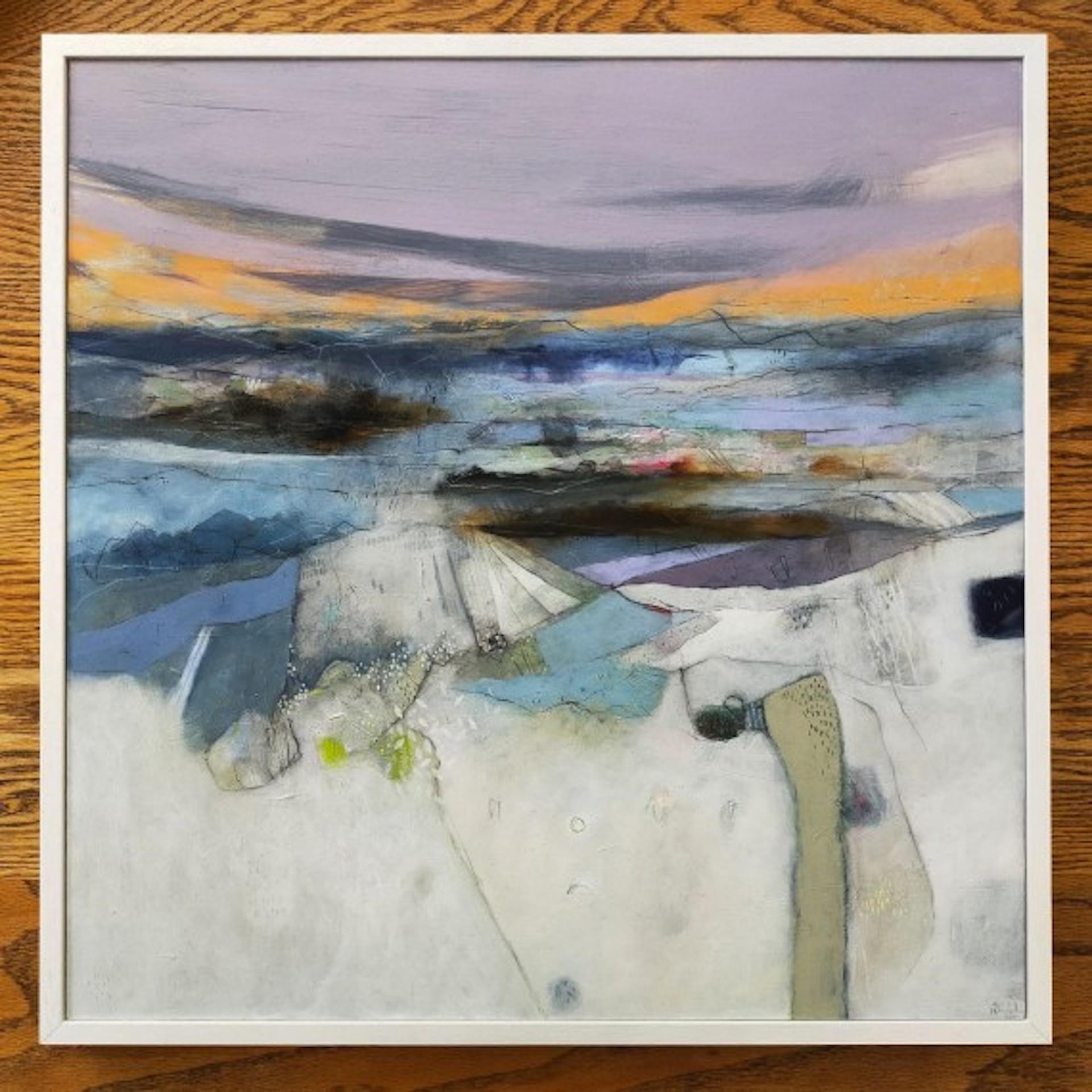 Rachel Cronin, The Violet Hour, Original Abstract Landscape Painting, Art Online 1