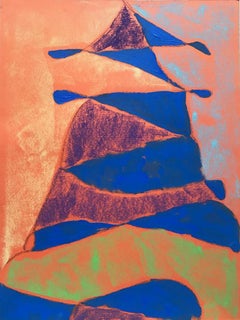 Gargantua Bay #1 -  contemporary abstract bright colourful original painting