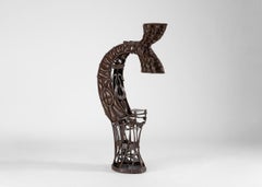 A. David, Serie Carne, Pressione e Suolo: Janus, Lampada da terra, USA 2022