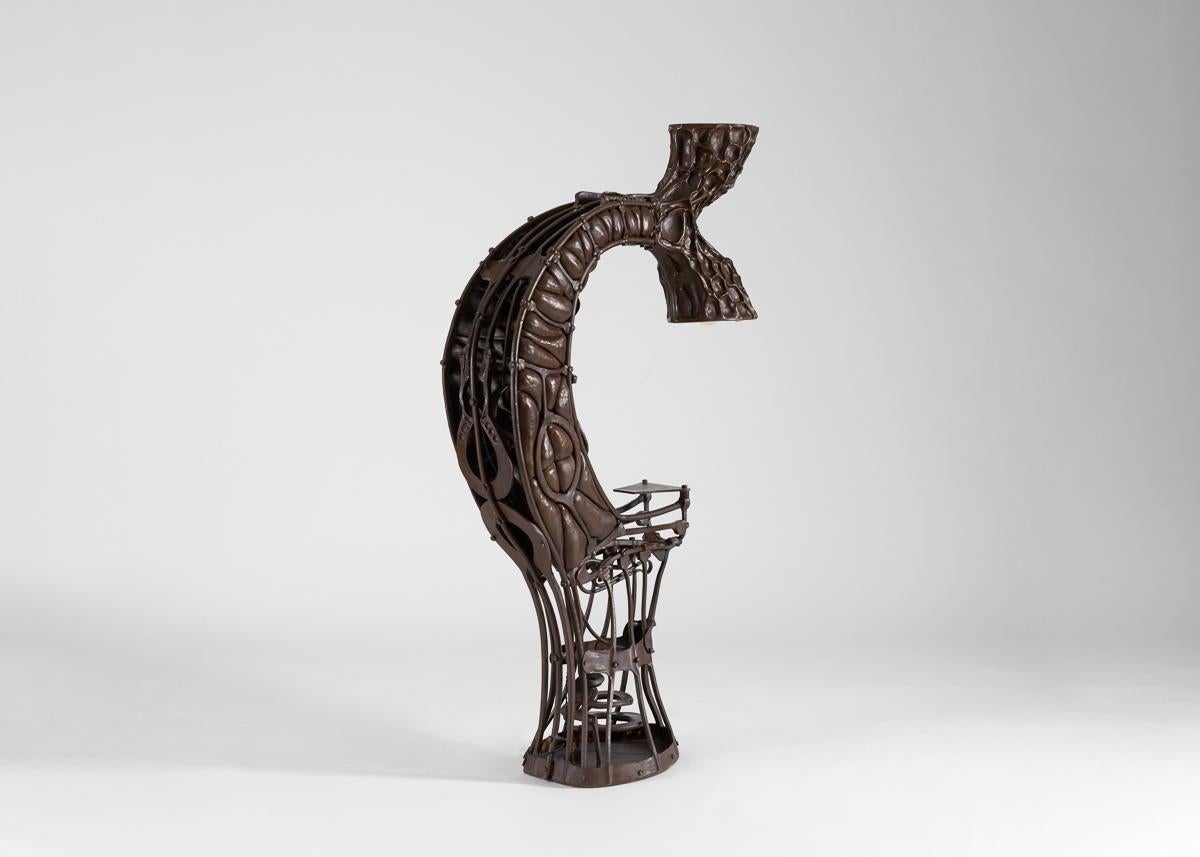 Acier Rachel David, Flesh, Pressure and Soil Series : Janus, lampadaire, États-Unis 2022 en vente