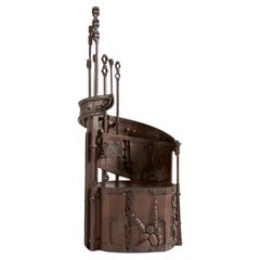Rachel David, Pollinator Throne I, Sculptural Steel Chair, United States, 2022