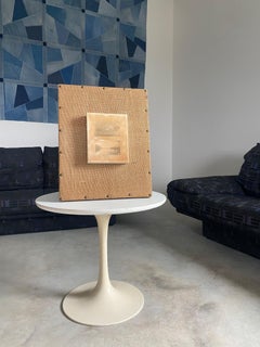 Rachel Denny Collage Painting Photographic Mixed Media Art Piece, 2003